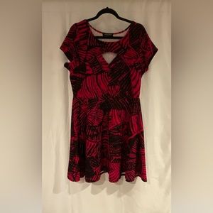 Fashion 2 Figure Pink/Black Dress 2X